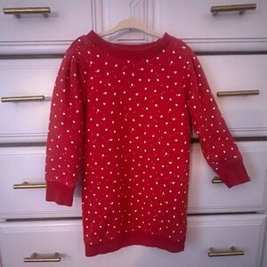 GAP Toddler Red Sweatshirt dress